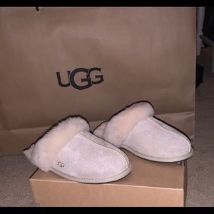 tan UGG slippers